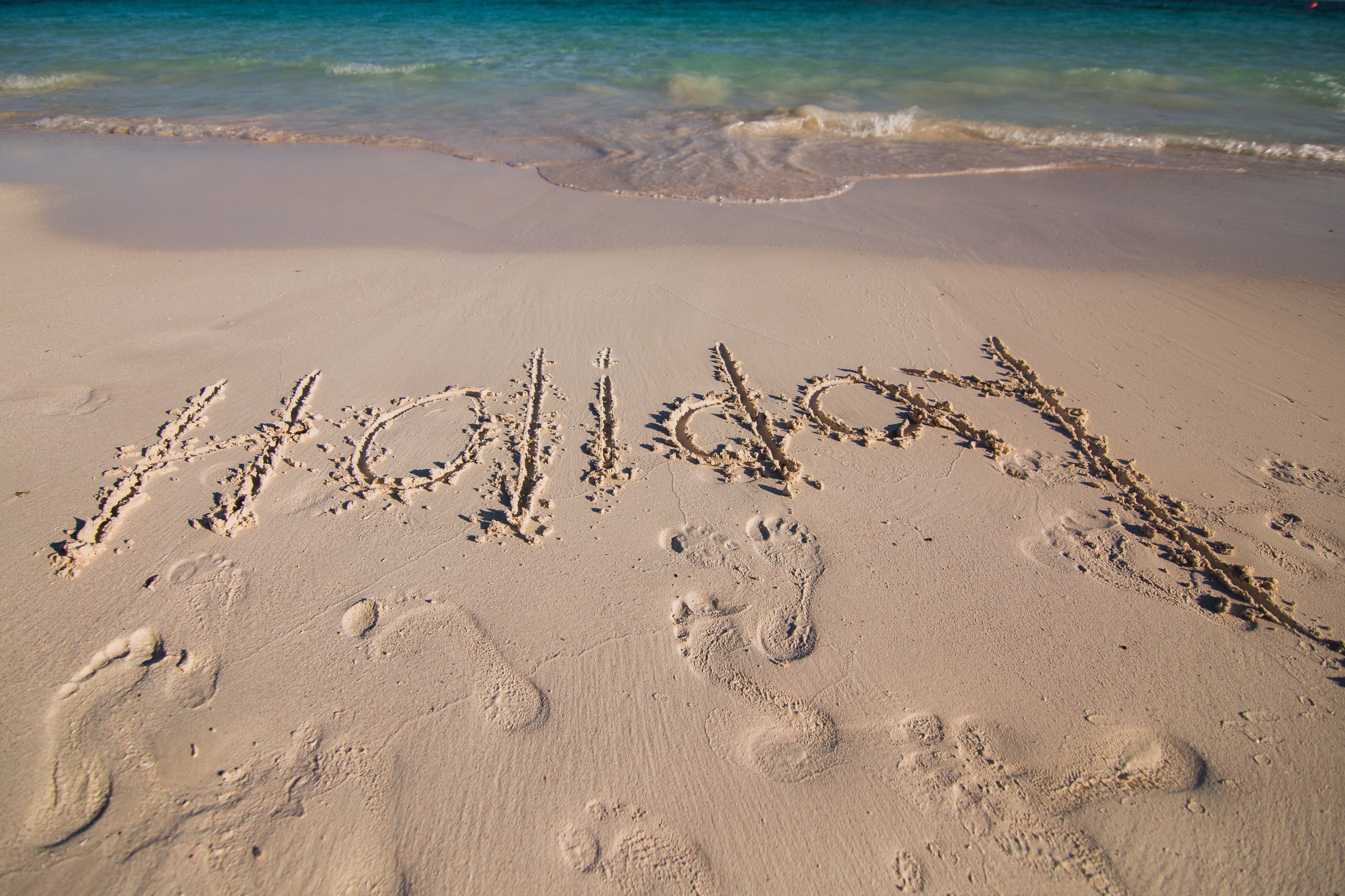 Holiday in the sand